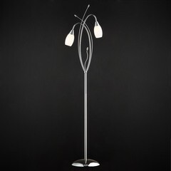 Торшер Eurosvet E14 80 Вт хром IP20 (22080/2F) - фото 6