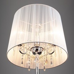 Торшер Eurosvet E14 120 Вт хром IP20 (2045/3F) - фото 5