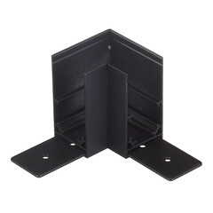 Коннектор для магнитного шинопровода L-образный Эра Nova черный (Б0054787/3051) - фото 1