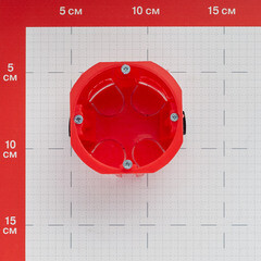 Коробка установочная Greenel для гипсокартона d68х45 мм IP20 (GE40022-R) - фото 3