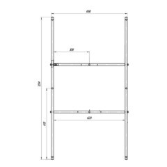 Каркас для ванны акриловой Ollie 130х70 см (03ол1370) - фото 5