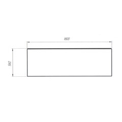 Панель фронтальная для ванны акриловой Ollie 180х56,5 см белая (02ол18) - фото 5