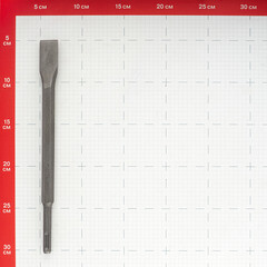 Зубило плоское SDS-plus КМ (815746) 22х250 мм - фото 2