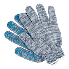 Перчатки х/б 4 нити с ПВХ покрытием графит 9 (XL) (5 пар) - фото 4