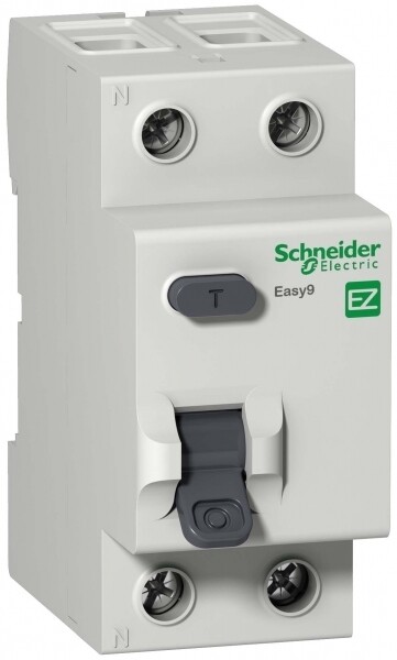 Изображение товара УЗО Schneider Electric Easy9 63А 30мА 2P AC короткое замыкание
