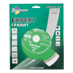 Диск алмазный по керамограниту Trio-Diamond Hot Pres 180x25,4x1,8 мм сплошной мокрый рез (EG354) - фото 4
