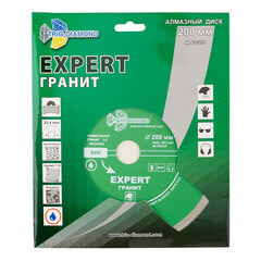 Диск алмазный по керамограниту Trio-Diamond Hot Pres 200x25,4x1,8 мм сплошной мокрый рез (EG355) - фото 3