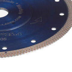 Диск алмазный по керамограниту Hilberg 200x25,4x1,7 мм турбо сухой рез (HM405) - фото 4