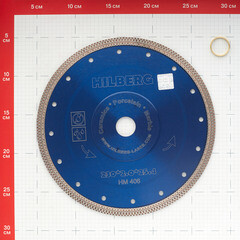 Диск алмазный по керамограниту Hilberg 230x25,4x2 мм турбо сухой рез (HM406) - фото 2