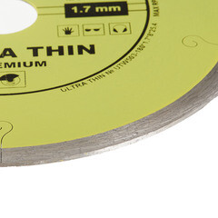 Диск алмазный по керамограниту Trio-Diamond Hot Pres 180x25,4x1,7 мм сплошной мокрый рез (UTW504) - фото 4