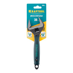 Ключ разводной с тонкими губками Kraftool Professional 200 мм с двухкомпонентной рукояткой - фото 3