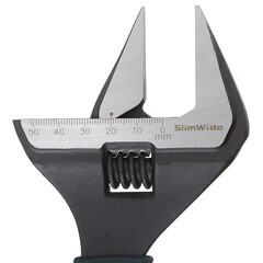 Ключ разводной с тонкими губками Kraftool Professional 250 мм с двухкомпонентной рукояткой - фото 2