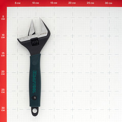 Ключ разводной с тонкими губками Kraftool Professional 250 мм с двухкомпонентной рукояткой - фото 3