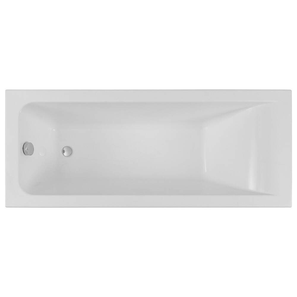 Изображение товара Акриловая ванна Aquanet Bright 170x75 см с прямой формой и безопасной нагрузкой