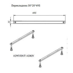 Ножки для ванны акриловой Ollie (03ол70) - фото 3