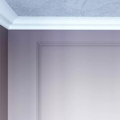 Плинтус потолочный из экополимера ударопрочный 95х75х2000 мм Cosca KX013 - фото 2