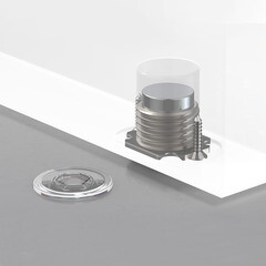 Упор дверной магнитный Armadillo Stels TR скрытый прозрачный - фото 2