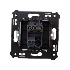 Выключатель DKC Avanti одноклавишный встраиваемый черный (3924853) - фото 4