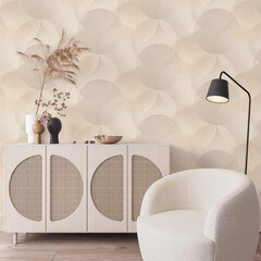 Обои компакт-винил на флизелиновой основе Ornamy Bauhaus 8051-01 (1,06х10,05 м) - фото 5