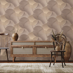 Обои компакт-винил на флизелиновой основе Ornamy Bauhaus 8051-12 (1,06х10,05 м) - фото 2