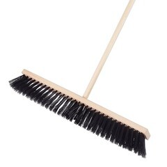 Щетка тротуарная резьбовое соединение 500х65мм с черенком 1200мм