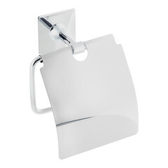 Держатель для туалетной бумаги Kleber Expert с крышкой металл хром (KLE-EX015/9822)