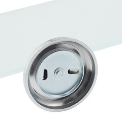 Полка для ванной Fora Drop 478х147х56 мм стекло/металл хром (FOR-DP034/6826) - фото 2