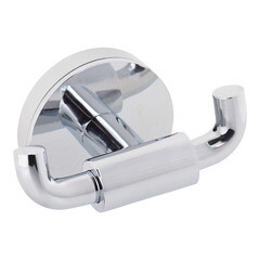 Крючок для ванной Fora Lord двойной на шуруп металл хром (FOR-LORD053CR/2873) - фото 1