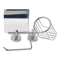 Держатель для туалетной бумаги Fora Long с крышкой металл хром (L045-2/865) - фото 4