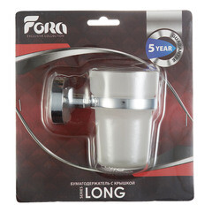 Стакан для ванной Fora Long с держателем стекло матовый/металл хром (L044/1152) - фото 2