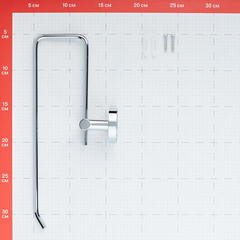 Держатель для бумажных полотенец Fora Long 120 мм на шуруп металл хром (L009/902) - фото 2