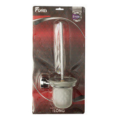 Ершик для унитаза Fora Long подвесной стекло/металл хром (L020G/995) - фото 3