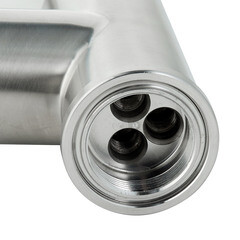 Смеситель для кухни Swedbe Selene Plus нержавеющая сталь с высоким изливом с подключением к фильтру однорычажный (8540) - фото 4