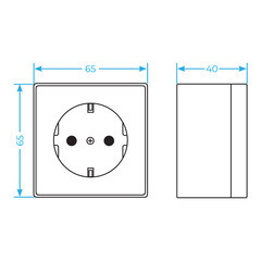 Розетка Werkel Gallant накладная слоновая кость (a051552) - фото 4