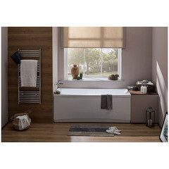 Панель фронтальная для ванны акриловой Aquanet West/Nord/Roma/Tessa/Grace/Lotos 170х53 см белая (00242155) - фото 5