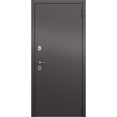 Дверь входная Mastino Ютта правая букле шоколад - ларче бьянко с зеркалом 860х2050 мм - фото 2