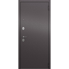 Дверь входная Mastino Ютта правая букле шоколад - ларче бьянко с зеркалом 960х2050 мм - фото 3