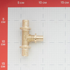 Тройник Tece 20 х 16 х 20 мм редукционный латунный (760509) - фото 2