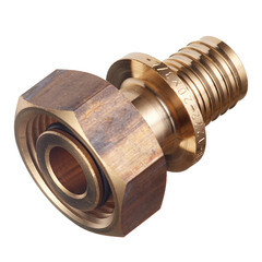 Соединитель прямой Tece 20 мм х 3/4 ЕК с накидной гайкой латунный (763620) - фото 4