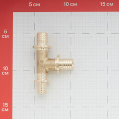 Тройник Tece 20 х 20 х 16 мм редукционный латунный (760511) - фото 2