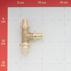 Тройник Tece 20 х 16 х 16 мм редукционный латунный (760508) - фото 3