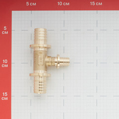 Тройник Tece 25 х 16 х 25 мм редукционный латунный (760514) - фото 3
