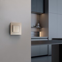 Выключатель Werkel двухклавишный встраиваемый шампань сенсорный с подсветкой (a063604) - фото 3