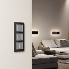 Выключатель Werkel одноклавишный встраиваемый серебряный сенсорный с подсветкой (a063599) - фото 3