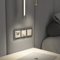 Диммер Werkel встраиваемый айвори матовый поворотно-нажимной (a062422) - фото 3