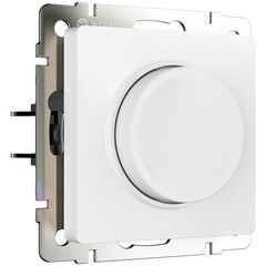 Изображение товара Диммер Werkel встраиваемый белый матовый поворотно-нажимной (a062403)