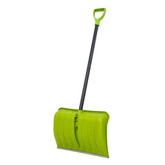 Лопата снеговая Павловская Заря полипропилен с металлическим черенком 1300х530 мм (ZP0094a) - фото 3