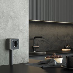 Розетка Werkel Gallant накладная графит рифленый со шторками с USB-A/ Type-C (a057704) - фото 3