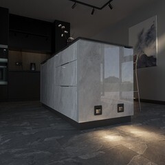 Подсветка для лестниц встраиваемая светодиодная черная 1 Вт 3300-6500К IP20 Werkel (a062471) - фото 3