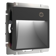 Подсветка для лестниц встраиваемая светодиодная черная 1 Вт 3300-6500К IP20 Werkel (a062471)